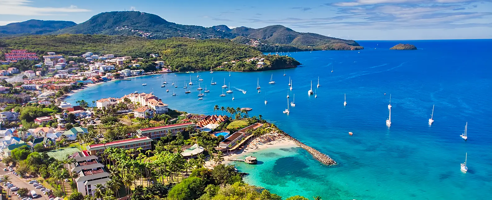 Martinique town banner