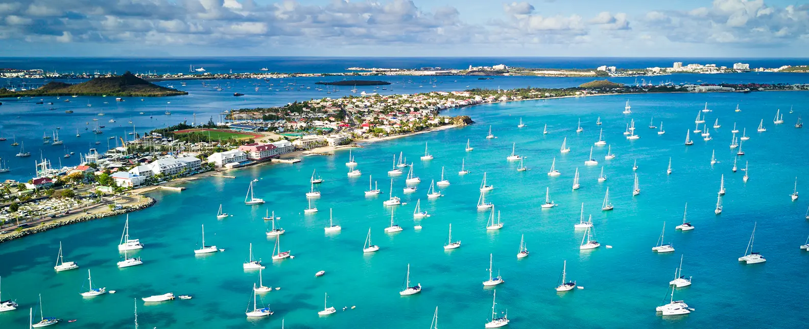 St. Martin harbour banner